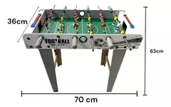 Juego De Futbol De Mesa Madera Futbolito Futbolin Cancha en internet