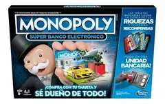 Juego De Mesa Monopoly Super Banco Electrónico Recompens