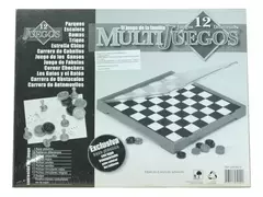 Juego De Mesa Multijuegos X 12 Caja - Atomic Arte y Diseño S.A.S