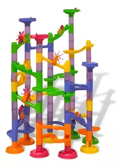 Juego Marbles Race Canicas Piquis Bloques Construccion