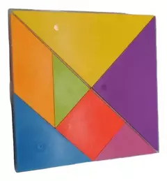 Juego Tangram Didáctico De Plastico Duradero Cy-1208 Tablero en internet