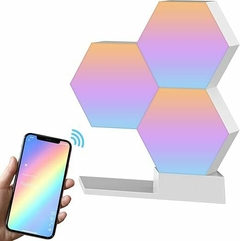 Kit de iluminación LED inteligente WiFi con 3 bloques