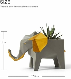 Maceta suculenta en forma de elefante - Atomic Arte y Diseño S.A.S