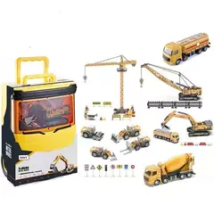 Maletin Glw Vehiculos Juego Construcción Set Portatil 8814