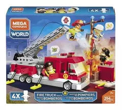 Mega Construx World Rescate De Bomberos 294 Piezas