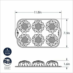 Molde para tartas girasol - Atomic Arte y Diseño S.A.S