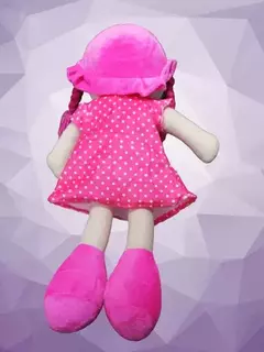 Muñeca De Trapo 50cm Grande Suave Con Vestido Niñas Bebés - Atomic Arte y Diseño S.A.S