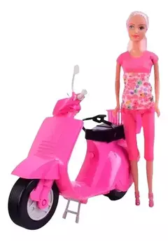 Muñeca Defa Lucy Fashionable Scooter Moto Accesoros Ref 8206 - comprar online