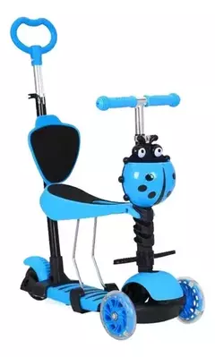 Patineta Scooter 3 En 1 Infantil Asiento Gt