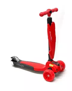 Patineta Scooter 70cm Para Niños Plegable Y Luz 80kg