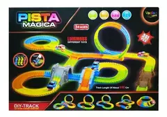 Pista Flexible Magic Tracks 341pcs Luminosa 2 Carros Gd-8341 - comprar online