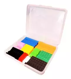 Regletas Cuisenaire Plástica Numerada X100 Matemáticas Niños - comprar online