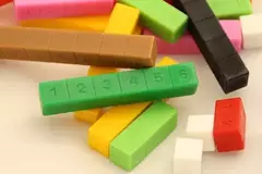 Regletas Cuisenaire Plástica Numerada X100 Matemáticas Niños