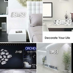 Reloj de pared LED 3D - comprar online