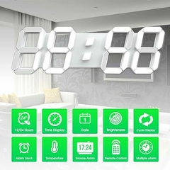 Reloj de pared LED 3D - tienda online