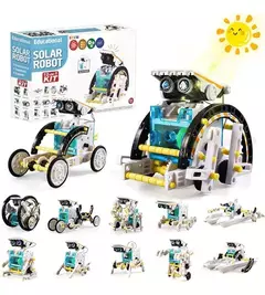 Robot Juguete Educativo Kit Solar 12 En 1 Robotica Stem Arma