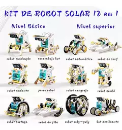 Robot Juguete Educativo Kit Solar 12 En 1 Robotica Stem Arma - comprar online