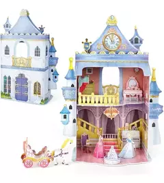 Rompecabeza 3d Castillo Princesas 81pcs Niñas Bricolaje