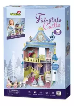 Rompecabeza 3d Castillo Princesas 81pcs Niñas Bricolaje - comprar online