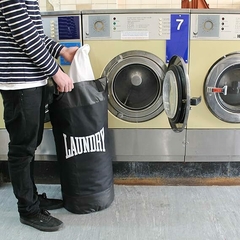 Imagen de Saco de boxeo con cordón de ajuste bolsa para la ropa sucia