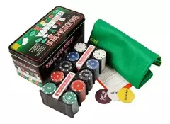 Set De Poker Texas Hold`em Fichas Casino 200 Fichas