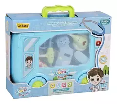 Set Medico Juguete Carro Maleta Doctor Estetoscopio Infantil