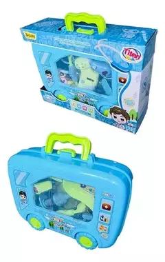 Set Medico Juguete Carro Maleta Doctor Estetoscopio Infantil - comprar online