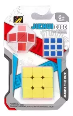 Set X3 Cubo Rubik Serpiente Magica Jiehui Estructura Variado