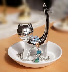 Soporte para anillo con diseño de gato - comprar online