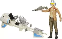 Star Wars Speeders Bike Con Poe Dameron Hasbro E3918