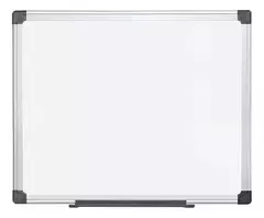 Tablero Acrílico Blanco Magnetico Marco Aluminio 35x50 Cm - comprar online