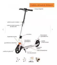 Urban Scooter Monopatín Patineta Metálica Adultos Niños - Atomic Arte y Diseño S.A.S