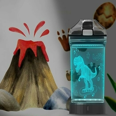 Botella para niños de dinosaurio 3D LED en internet