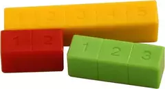 Regletas Cuisenaire Plástica Numerada X100 Matemáticas Niños en internet