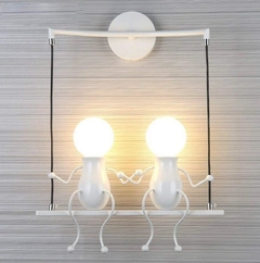 Humanoid Lámpara de pared creativa