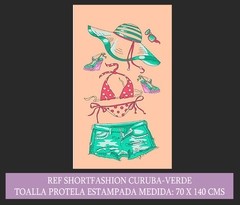 TOALLA PROTELA DECOR ESTAMPADA REF A-367