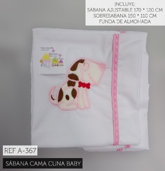 Sábana Cama Cuna Ref A-367