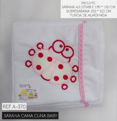 Sábana Cama Cuna Ref A-370