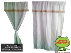 Cortina Decorativa Ref A-415