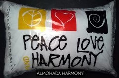 Almohada Peace Love And Harmony