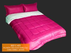 Plumón Unicolor Fucsia - comprar online