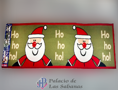 Tapete Camino Navidad 90 *180 Cm Papá Noel Ho Ho Ho Verde