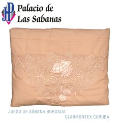 Juego de Sábana Bordada Clarmontex Curuba