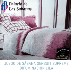 Juego de Sábanas Sensuit Supreme Difuminación Lila