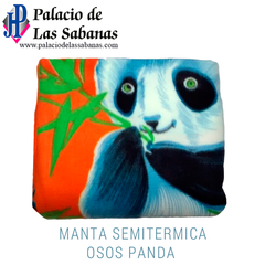 Manta Semitermica Oso Panda