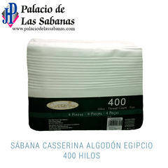 Sábana Casserina Algodón Egipcio 400 Hilos