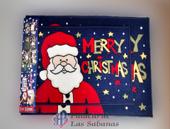 Set Tapete x2 Navidad 50 * 80 Cm - 40 * 60 Cm Merry Christmas Azul