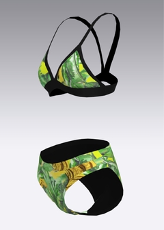 Malla 2 Piezas Bikini Deportiva Estampado Bananas (222) - comprar online