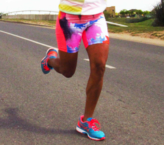 Calza aguada running polisap fucsia fluo en internet