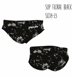 Slip Natación FLORAL BLACK SL0823